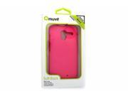 Muvit Soft Back Case for Motorola Moto X Pink MUBKC0737