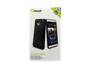 Muvit Glaxy Mini Gel Case for HTC One Black MUSKI0159