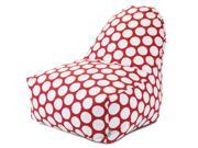 Red Hot Large Polka Dot Kick It Chair