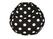 Black Large Polka Dot Small Bean Bag