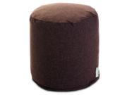 Majestic Home Goods Chocolate Wales Small Pouf
