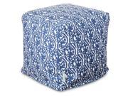 Majestic Home Goods Navy Blue Helix Small Cube