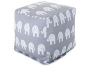 Majestic Home Goods Gray Ellie Small Cube