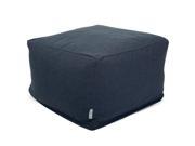 Navy Wales Large Ottoman