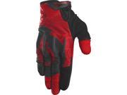 SixSixOne Evo II Full Finger Glove Red MD Medium