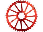 Wolf Tooth Components 42T GC cog for Shimano 11 36 10 speed Cassettes Red