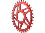 Wolf Tooth Components Direct Mount Drop Stop 34T Chainring Red for SRAM GXP
