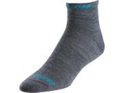 Pearl Izumi Elite Low Wool Cycling Socks Shadow Gray MD Medium