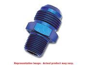 Russell Adapter Fitting Straight 660450 Blue 6AN to 1 8 NPT Fits UNIVERSAL
