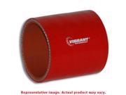 Vibrant Silicone Straight Hose Couplers 2714R Red 3 ID x 3 Long Fits UNIVER