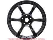 Gram Lights Wheels 57C6 WGC6X40DSB Semi Gloss Black 18x9.5 5 100 40 Fits UNI