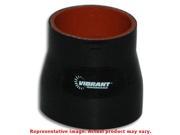 Vibrant 2779 Vibrant Silicone Reducer Couplings Black 2 x 3 x 3 Long Fits