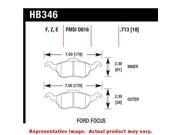 Hawk HB346F.713 Hawk Performance Street Brake Pads Fits FORD 2000 2000 FOCU