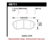 Hawk HB711Z.661 Perf Ceramic Brake Pads Fits SCION 2013 2014 FR S Position