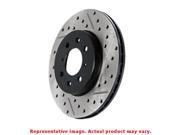 StopTech Brake Rotor SportStop Drilled Slotted 127.04001L Rear Left Fits F