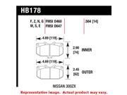 Hawk HB178G.564 DTC 60 Disk Brake Pads