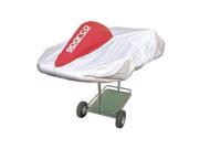 Sparco 02712R Kart Cover Silver Red Fits UNIVERSAL 0 0 NON APPLICATION SPECIF