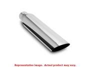 Magnaflow Performance Exhaust 35138 Stainless Steel Exhaust Tip; 2.5 in. I.D. Inlet; 3 in. Round; 18 in. Long; 45 deg. Slash Cut; Polished; Magnaflow Performance Exhaust 35138 Stainless Steel Exhaust Tip; 2.5 in. I.D. Inlet; 3 in. Round; 18 in. Long; 45 deg. Slash Cut; Polished;