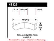 Hawk HB322Z.717 Hawk 'Performance Street' Brake Pads Fits:CADILLAC 2000 - 2005 Hawk HB322Z.717 Hawk 'Performance Street' Brake Pads Fits:CADILLAC 2000 - 2005