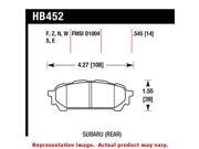 Hawk HB452F.545 Hawk 'Performance Street' Brake Pads Fits:SAAB 2005 - 2006 9-2X Hawk HB452F.545 Hawk 'Performance Street' Brake Pads Fits:SAAB 2005 - 2006 9-2X