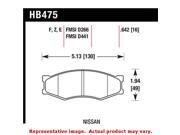 Hawk HPS Brake Pads HB475F.642 DS Fits:INFINITI 1990 - 1991 M30 Position: Fro Hawk HPS Brake Pads HB475F.642 DS Fits:INFINITI 1990 - 1991 M30 Position: Fro