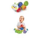 Melissa Doug K s Kids Press and Go Inchworm and Crocodile Pop Blocs Baby Learning Toys