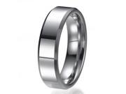 6mm Comfort Fit Unisex Tungsten Wedding Band Ring Sizes 9 to 13