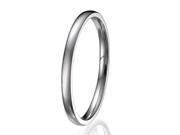2mm Men s Plain Titanium Ring Wedding Band Sizes 9 to 13