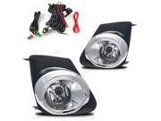 11 12 Toyota Corolla Fog Lights Clear Front Driving Lamps Wiring Kit PAIR