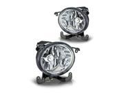 03 06 Hyundai Accent Fog Lights Front Driving Lamps Clear Lens PAIR