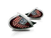 00 02 Dodge Neon LED Tail Lights Black Housing Clear Lens Tail Lamps PAIR