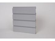 8 Pack Gray TrueLock 12 Inch x 4 Ft Wall Storage Slatwall Panels