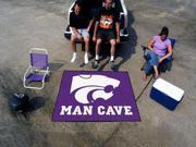 Kansas State Man Cave Tailgater Rug 60 x72