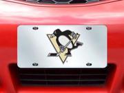 Fanmats NHL Pittsburgh Penguins License Plate Inlaid 6 x12