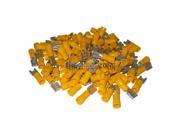 Install Bay Yvfd250 Non insulated Female Quick Disconnect 100 Per Bag yellow; 12 10 Gauge; .250