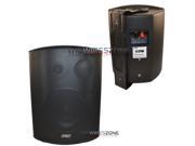 Earthquake Sound AWS 602B Black All Weather 6 200 Watt Outdoor Speaker pair