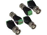 530114 Camera BNC Connector w Screw Terminal for CAT5 CAT6 Coaxial Cable 5 pk