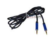 MM35 6PRO Gold Plated 3.5mm Plug 6 Feet Stereo AUX Cable for Car Home Audio