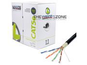 CAT5E Outdoor UTP Ethernet LAN Network Direct Burial 1000 Feet 24 AWG Cable