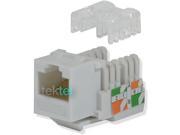 CAT6 White Network Ethernet 110 Punchdown 8P8C Keystone Jack 50 pack