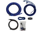 The Install Bay AK4 Blue 1600 Watt 4 Gauge Complete Amplifier Wiring Install Kit
