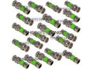 BNC Compression Type 75 Ohm Coaxial Coax RG59 CCTV Connector 20 pack