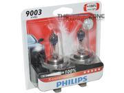 Philips X treme Vision 9003 H4 100% More Light Halogen Headlight Bulb pair