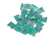 The Install Bay ATMLP30 25 Green 30 Amp Mini Low Profile Fuse 25 pack 30A