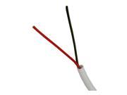 906847 22 Gauge 2 Conductor 500 Feet ft White Alarm Cable Wire Pull Out Box