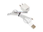 OEM Apple Lightning USB Data Cable Wall Charger for iPhone 5 5c 5s 6 6s Plus