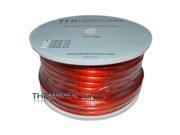 The Wires Zone PW4R 100 High Performance Red 4 Gauge 100 Feet Power Cable Wire