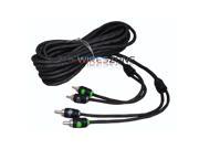 Raptor R5RCA17 Pro Series 2 Channel Visible Dual Twist 17 Feet Audio RCA Cable