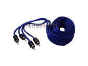 Raptor R4RCA18IN Mid Series 2 Channel Dual Twist 1.5 Feet Audio RCA Cable