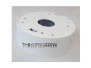 White Metal Housing Base Mount Junction Box for CCTV Security Dome Cameras JBOX